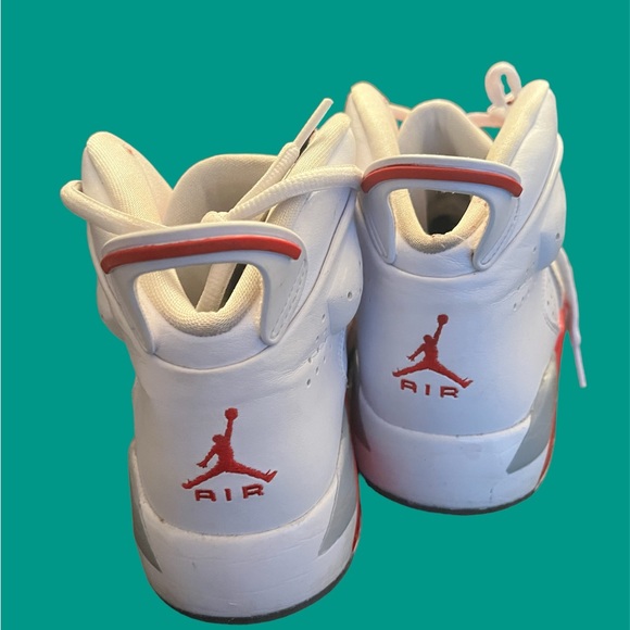 Air Jordan 6-17-23 white fire red - Picture 4 of 5